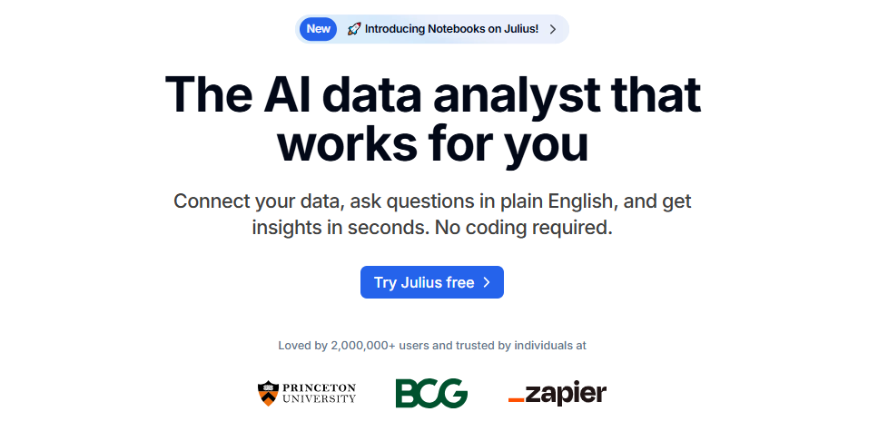 Julius- AI Data Analyst