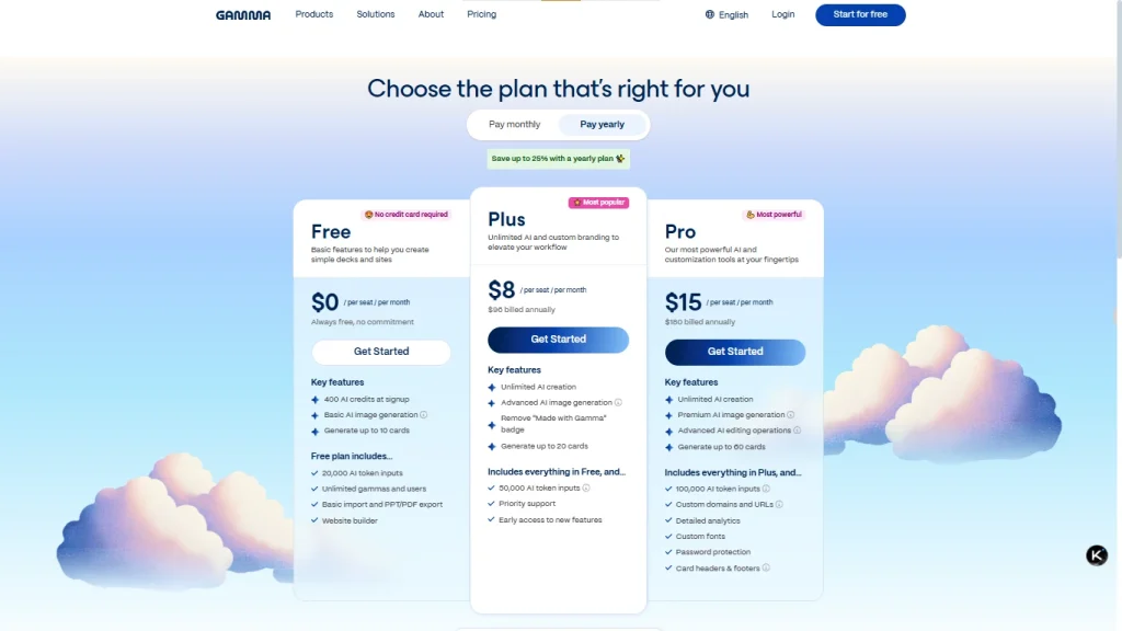 Pricing