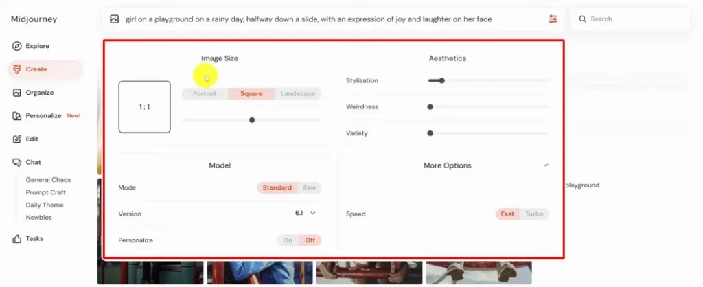 Explore Advanced Options