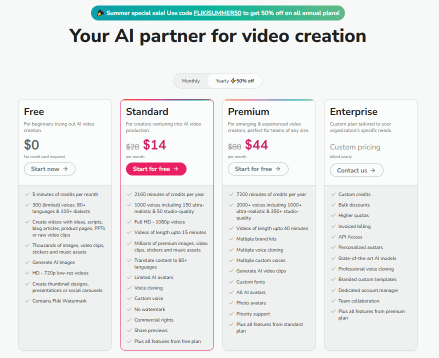Pricing and Plans