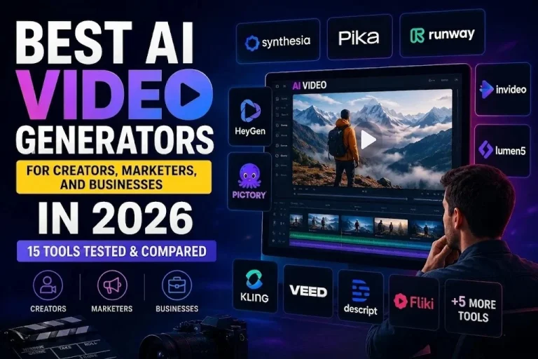 Best AI Video Generators for Creators, Marketers, and Businesses in 2026:  15 Tools Tested & Compared